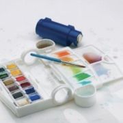 Caja acuarela , 12 godets de campo, COTMAN, Winsor & Newton