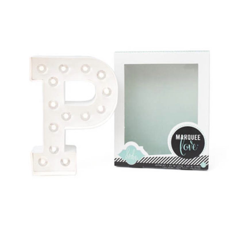 Letra con luz Marquee Love "P" Art.-Nr. 369095