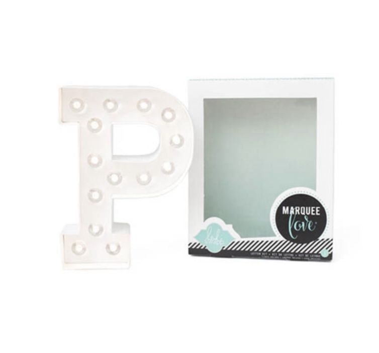 Letra con luz Marquee Love «P» Art.-Nr. 369095