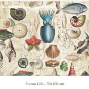Papel decoupage,ocean life, 70 x 100, WP14-03