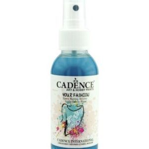 Pintura Para Tela en Spray, YOUR FASHION, turquesa oscura, YF1116, 100 ml, Cadence