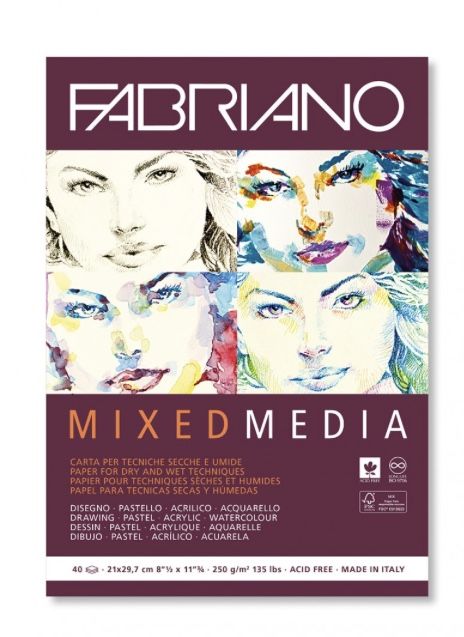 Bloc Mixed Media A4 Fabriano Art.-Nr. 19100381