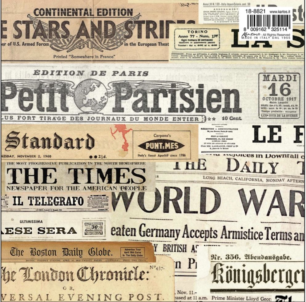 Papel KARTOS, News paper, 70 x 100, 8821