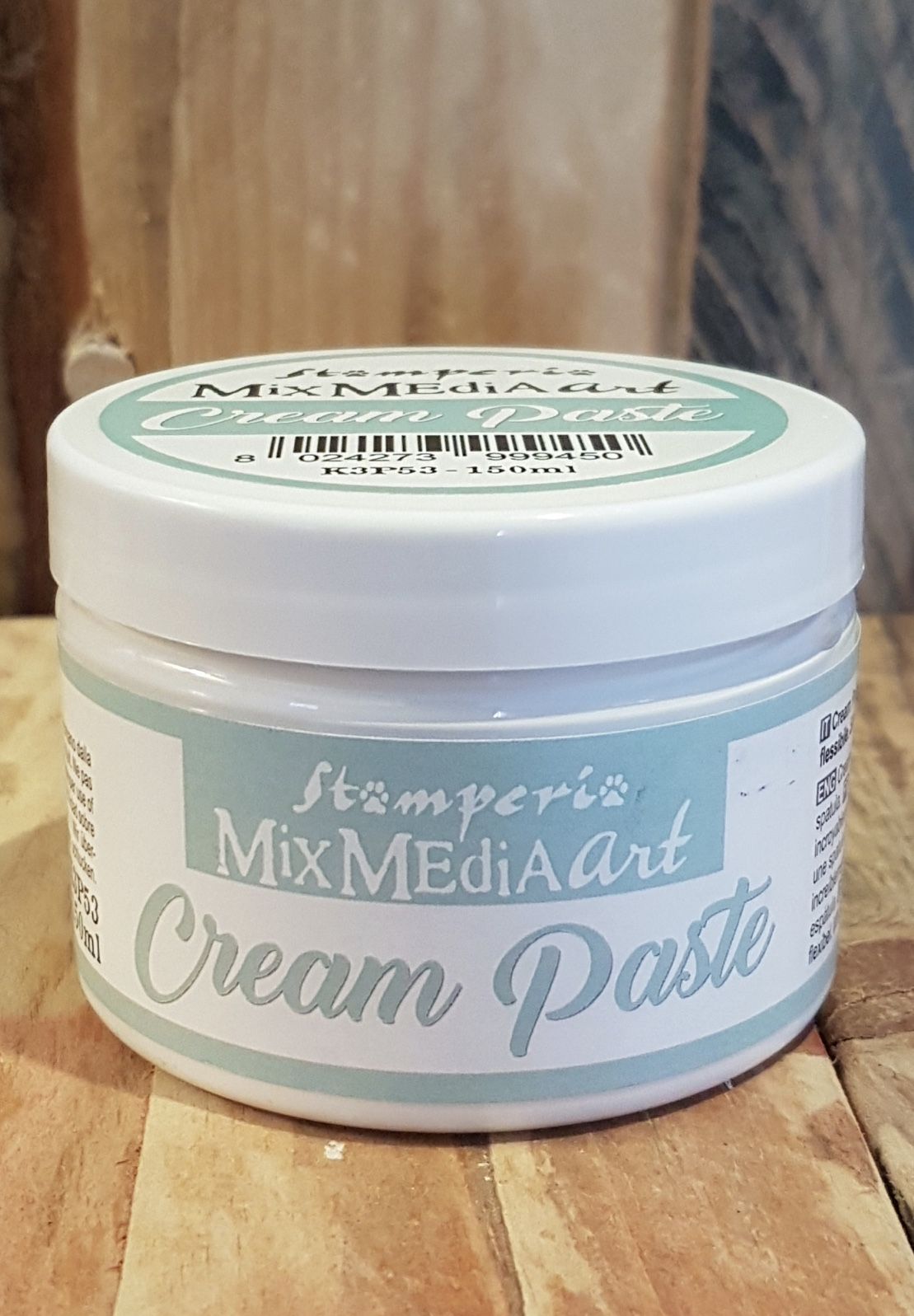 Pasta blanca en crema