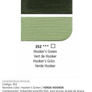 Pintura óleo Hooker’s Green / Verde Hooker