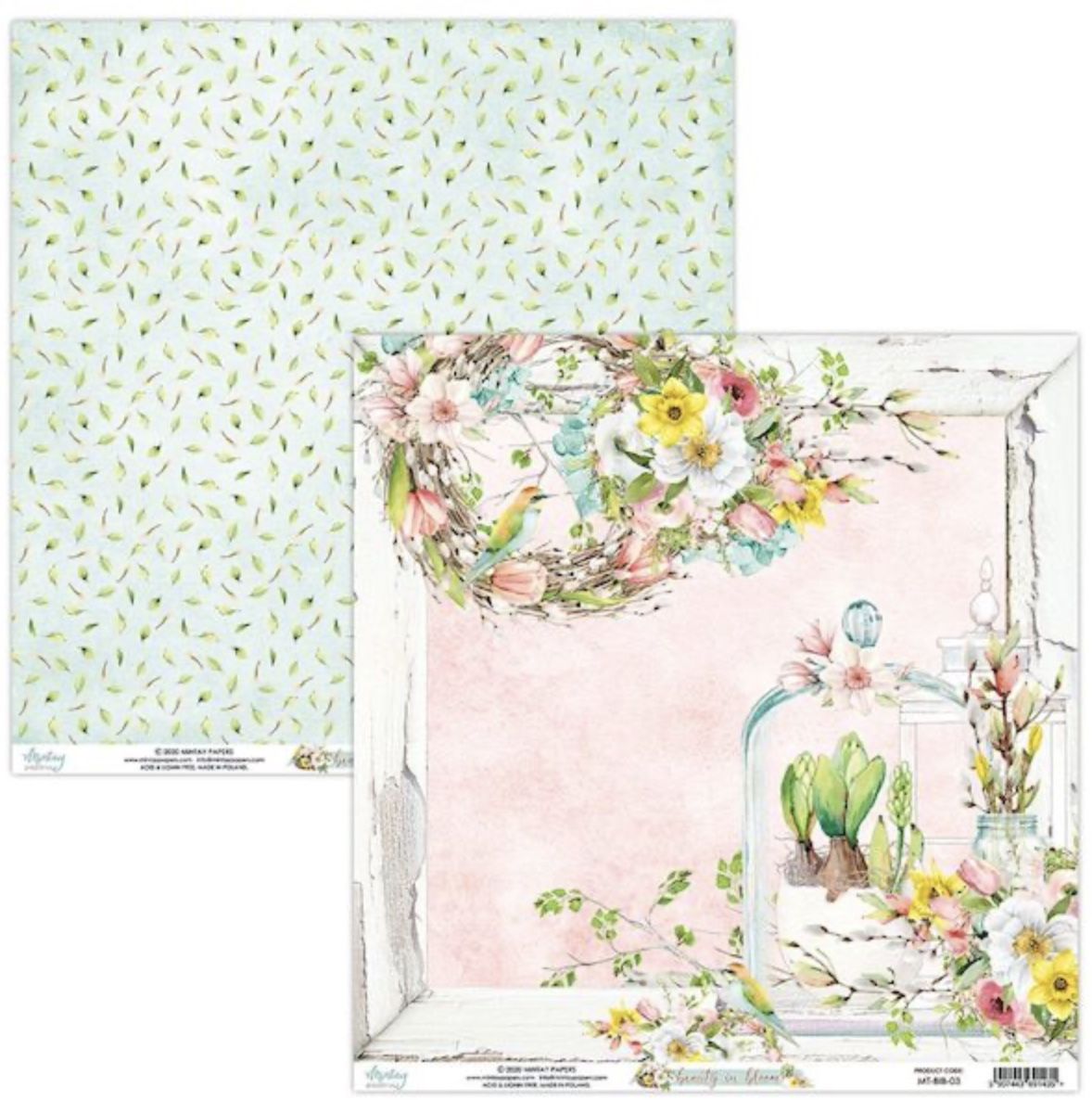 beauty in bloom , 30,5 x 30,5 cm , Mintay