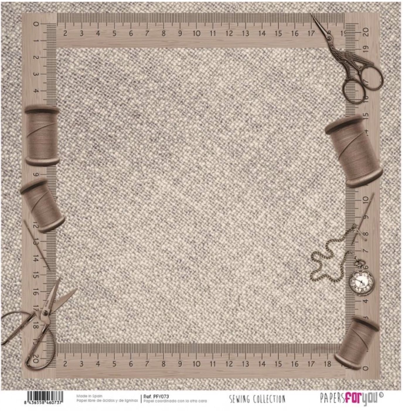 Colección scrap SEWING , papersforyou, 30 x 30