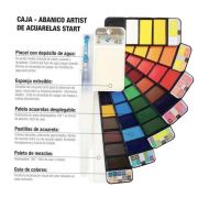 Caja – abanico de acuarela 42 colores Start