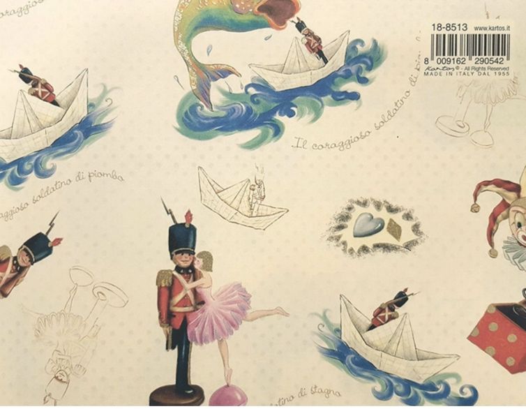 Papel decoupage Kartos, Soldadito de plomo, 70 x 100
