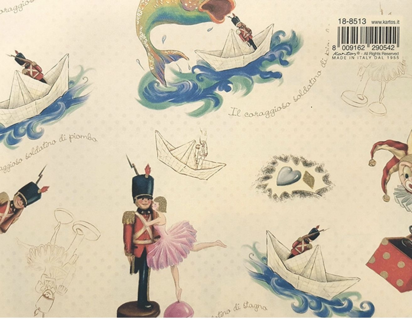 Papel decoupage Kartos, Soldadito de plomo, 70 x 100