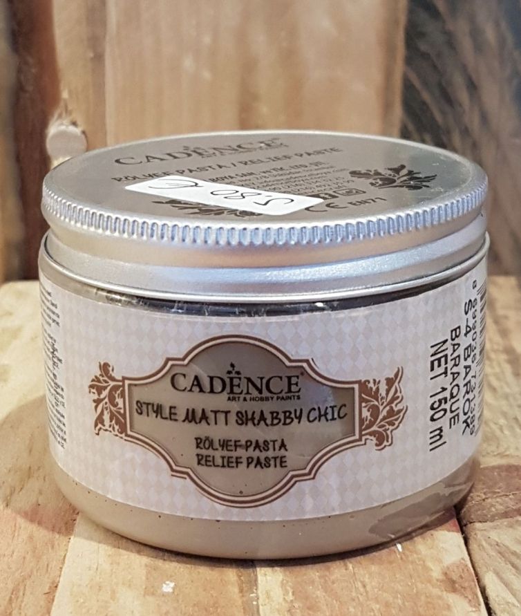 Pasta de relieve mate SHABBY CHIC, café con leche