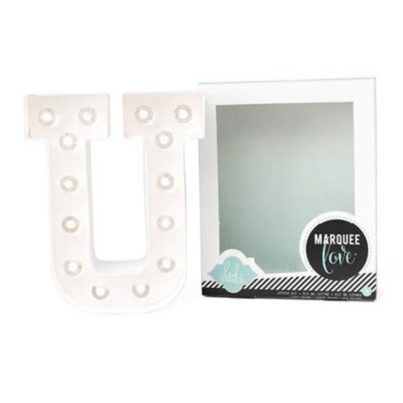 Letra con luz Marquee Love "U" Art.-Nr. 369100