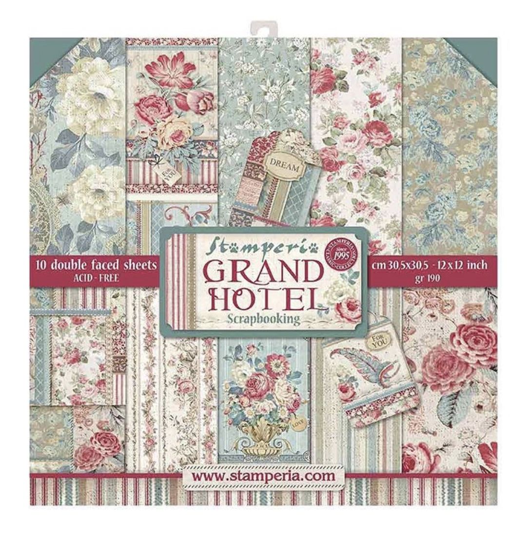Colección Stamperia 30 x 30 , Grand Hotel