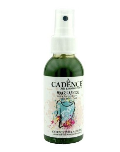 Pintura para Tela en Spray YOUR FASHION, YF1113, 100ml, verde hoja, Cadence