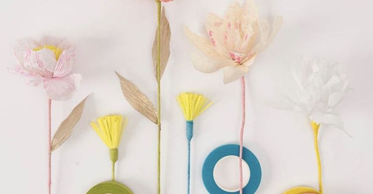 Tape rosa floral