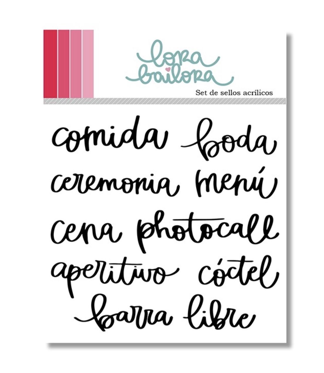 Sello boda , lora bailora