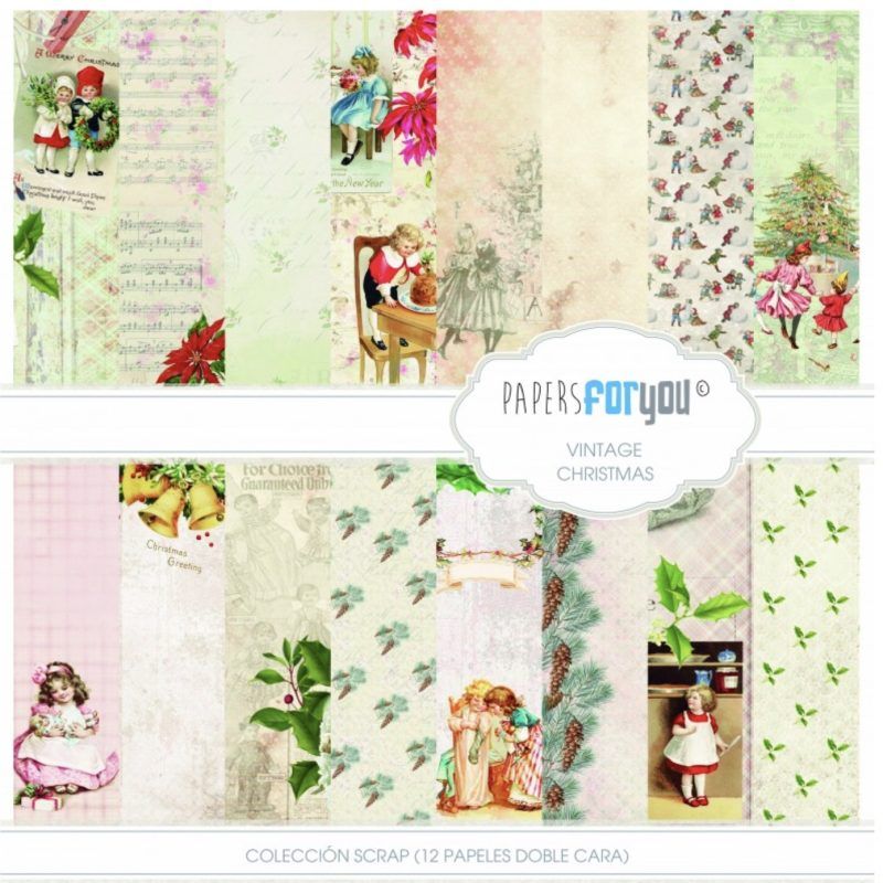 Vintage Chrismas, 30 x 30 , papersforyou