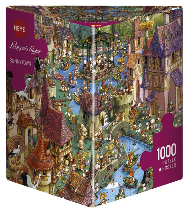HEYE Puzzle 1000 Bunnytown Art.-Nr. 29496