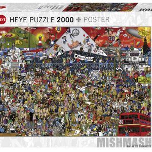 HEYE Puzzle 2000 British Music History Art.-Nr. 29848