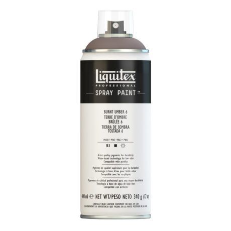 Liquitex Spray Acrílico (076) Tierra Sombra Tostada 6 – 6128 (opaco)