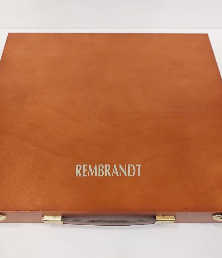 Caja Madera Óleo Rembrandt 24 tubos