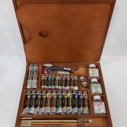 Caja Madera Óleo Rembrandt 24 tubos