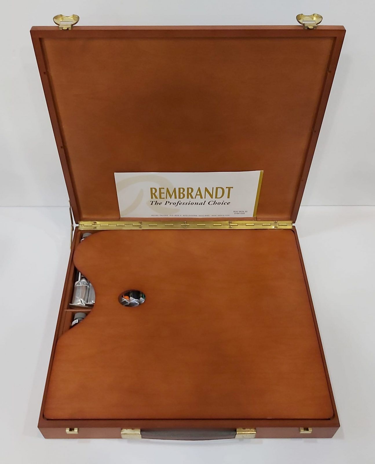 Caja Madera Óleo Rembrandt 24 tubos