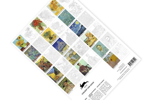 Artists’ Colouring Book Vincent van Gogh Art.-Nr. 8192