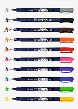 Tombow 10 Fudenosuke Punta Flexible Art.-Nr. WS-BH-10P