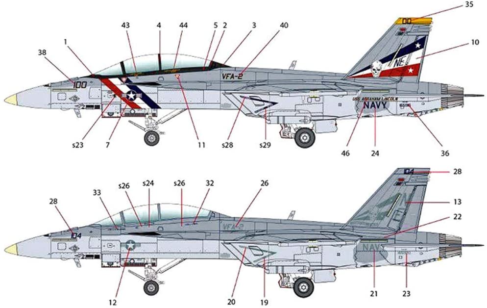 1:72 USN F/A-18F VFA-2 Bounty Hunters Art.-Nr. 12567