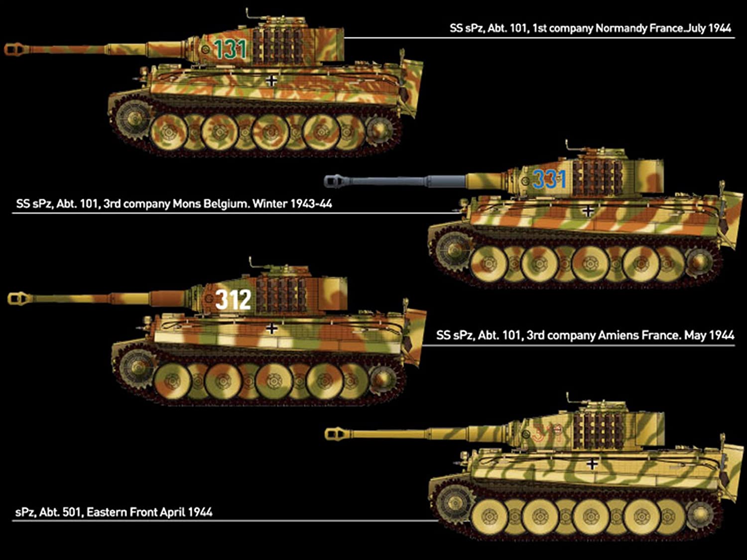 1:35 Tiger-I Mid Ver. Normandy Art.-Nr. 13287