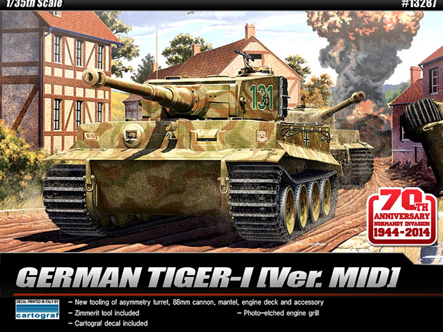 1:35 Tiger-I Mid Ver. Normandy Art.-Nr. 13287
