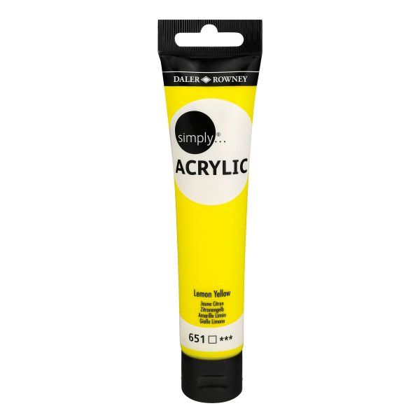 Acrílico Simply 75 ml (01) Amarillo Limón