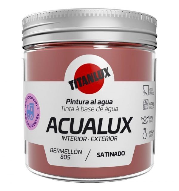 Acualux Satinado (05) Bermellón 75 ml. Art.-Nr. 805