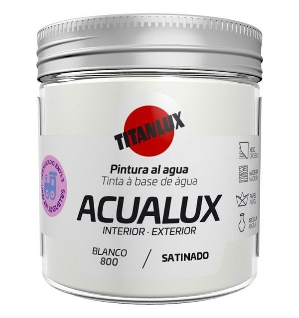 Acualux Satinado (01) Blanco 75 ml. Art.-Nr. 800