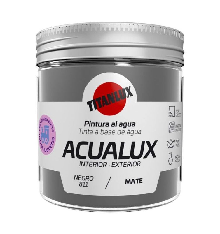 Acualux Satinado (12) Negro 75 ml. Art.-Nr. 811