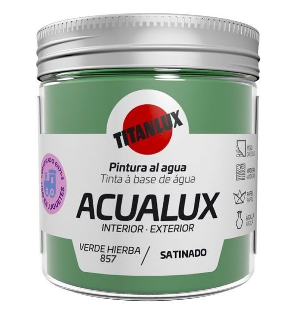 Acualux Satinado (06) Verde Hierba 75 ml. Art.-Nr. 857