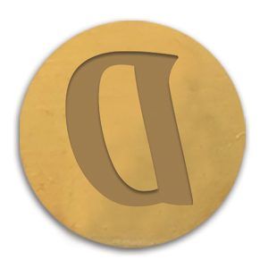 Sello Metálico para lacre/cera letra «D» Art.-Nr. 70188
