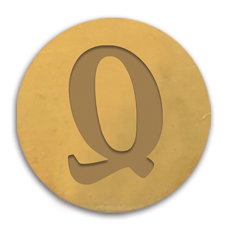 Sello Metálico para lacre/cera letra «Q» Art.-Nr. 70201