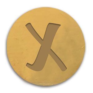 Sello Metálico para lacre/cera letra «X» Art.-Nr. 70208