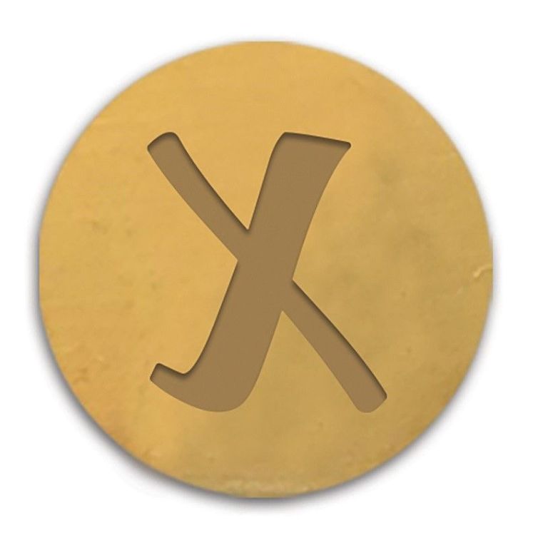 Sello Metálico para lacre/cera letra «X» Art.-Nr. 70208