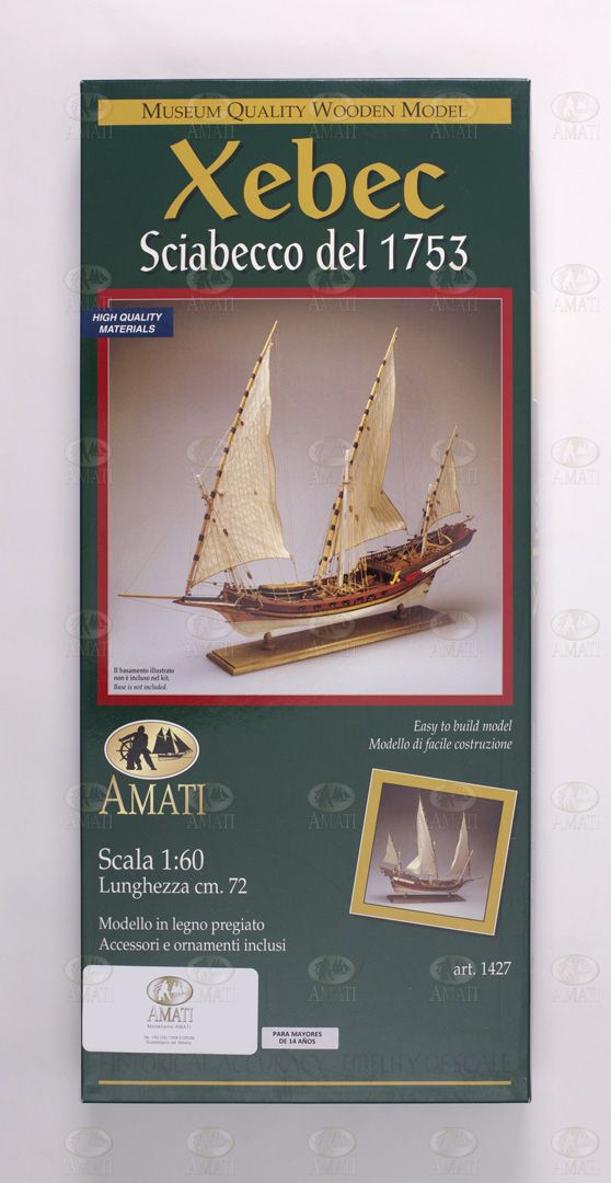 Maqueta de madera – Barco – Xebec Art.-Nr. 1427