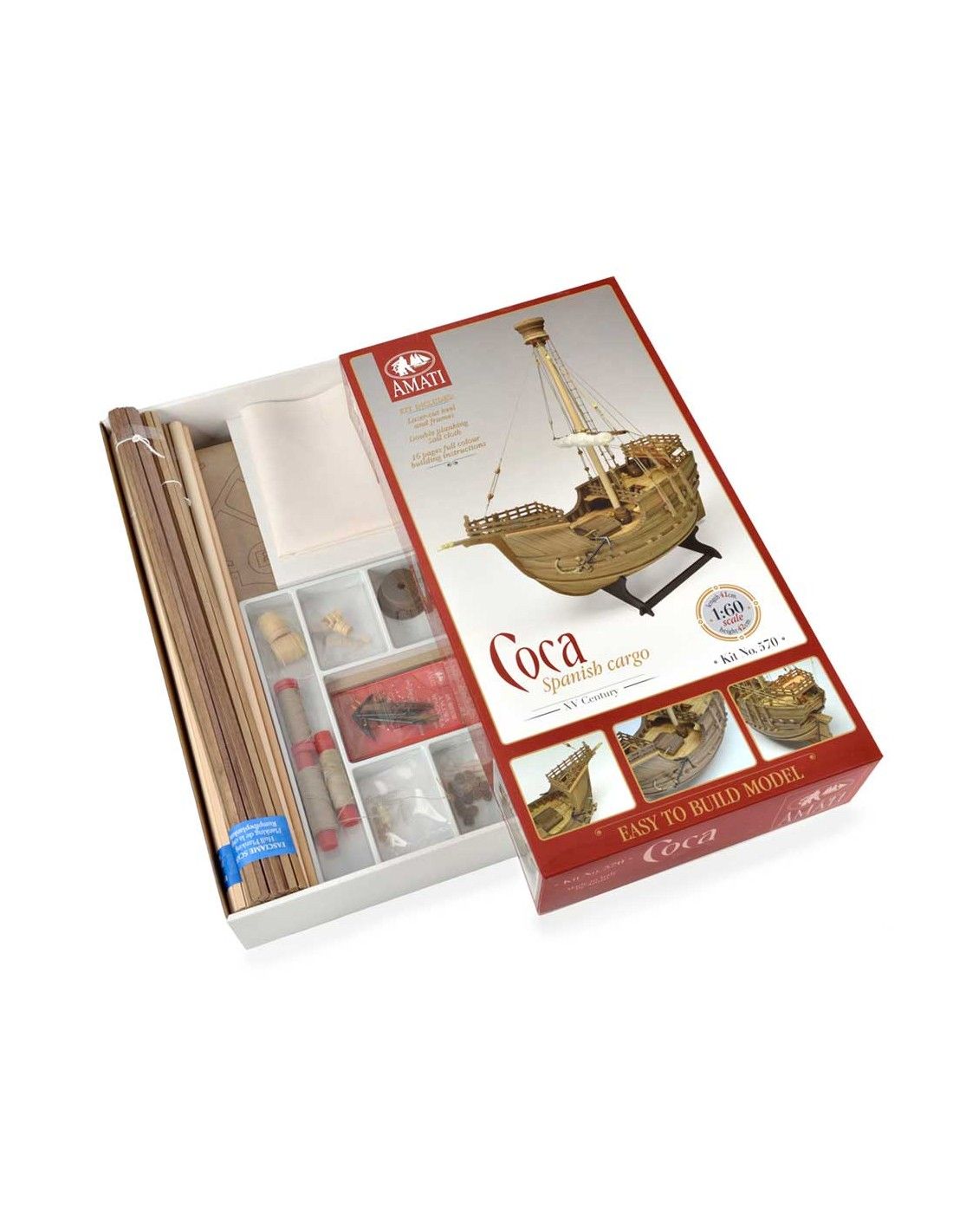 Maqueta de madera – Barco – Coca Española Art.-Nr. 570