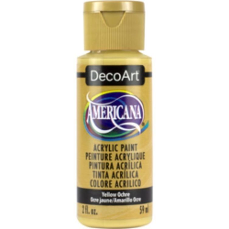 Americana Acrílico Mate 59 cc DA008 Amarillo Ocre