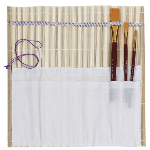 Portapinceles Bamboo 33 X 33 cm con bolsa Art.-Nr. 4620022