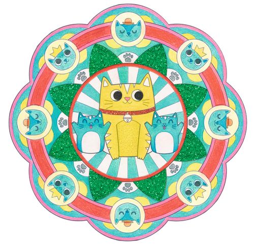 Cuaderno Mandala Graffy Pop Animales Art.-Nr. GY030O