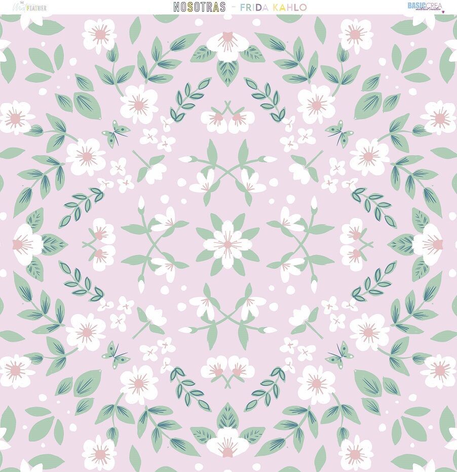 Colección «Nosotras» – The Mint Feather 30 x 30 Art.-Nr. BMFPS43