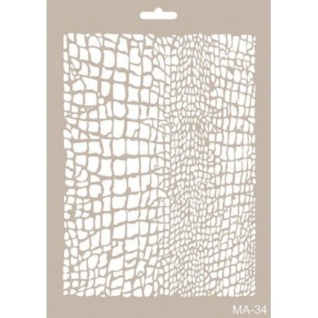 Plantilla 21 x 30 Piel de Lagarto MA34