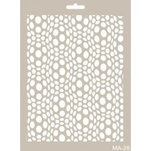 Plantilla 21 x 30 Optical Art MA28