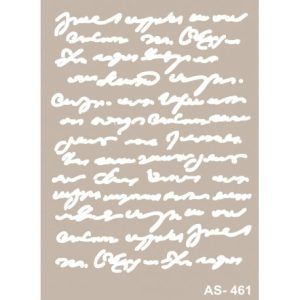 Plantilla 21 x 30 Texto Manuscrito AS461